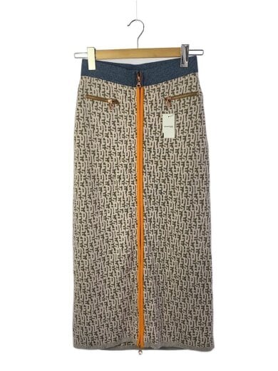 商品画像：M-ATHILDETTE-LONG/ロングスカート/S/ポリエステル/マルチカラー/0graq 1