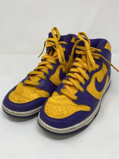 商品画像：DUNK HI RETRO_ダンク ハイ レトロ/26.5cm/YLW/レザー/パープル/紫/靴/黄/革// 2