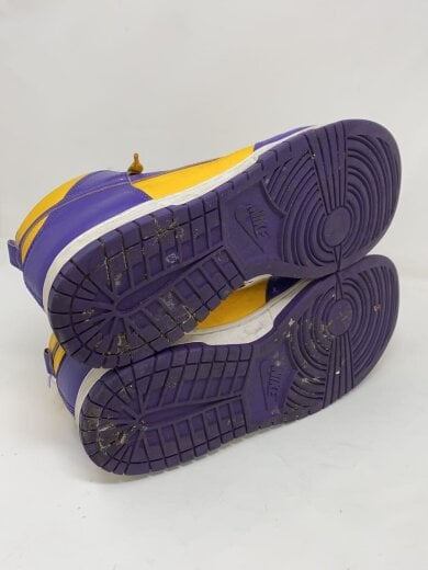 商品画像：DUNK HI RETRO_ダンク ハイ レトロ/26.5cm/YLW/レザー/パープル/紫/靴/黄/革// 4