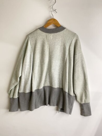 商品画像：スウェット/--/コットン/GRY/プリント/再構築/リメイク/オーバーサイズ/ビッグシルエット/リブ// 2
