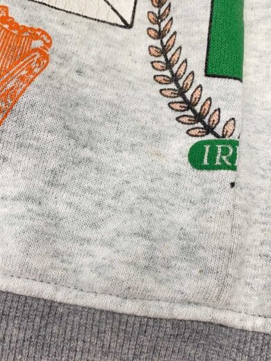 商品画像：スウェット/--/コットン/GRY/プリント/再構築/リメイク/オーバーサイズ/ビッグシルエット/リブ// 5