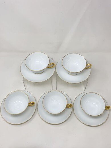 商品画像：カップ&ソーサー/5点セット/WHT 2