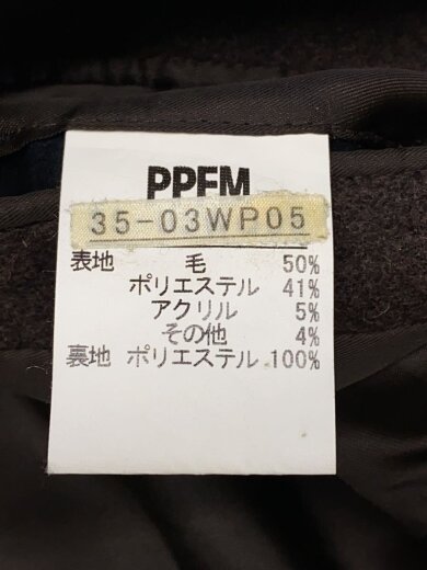 商品画像：ジャケット/S/ウール/BRW/無地/35-03WP05/ナポレオンジャケット/アウター/ピーコート/茶// 4