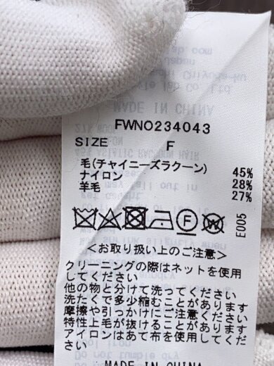 商品画像：ニット・セーター(厚手)/one/ウール/GRY/FWNO234043 4