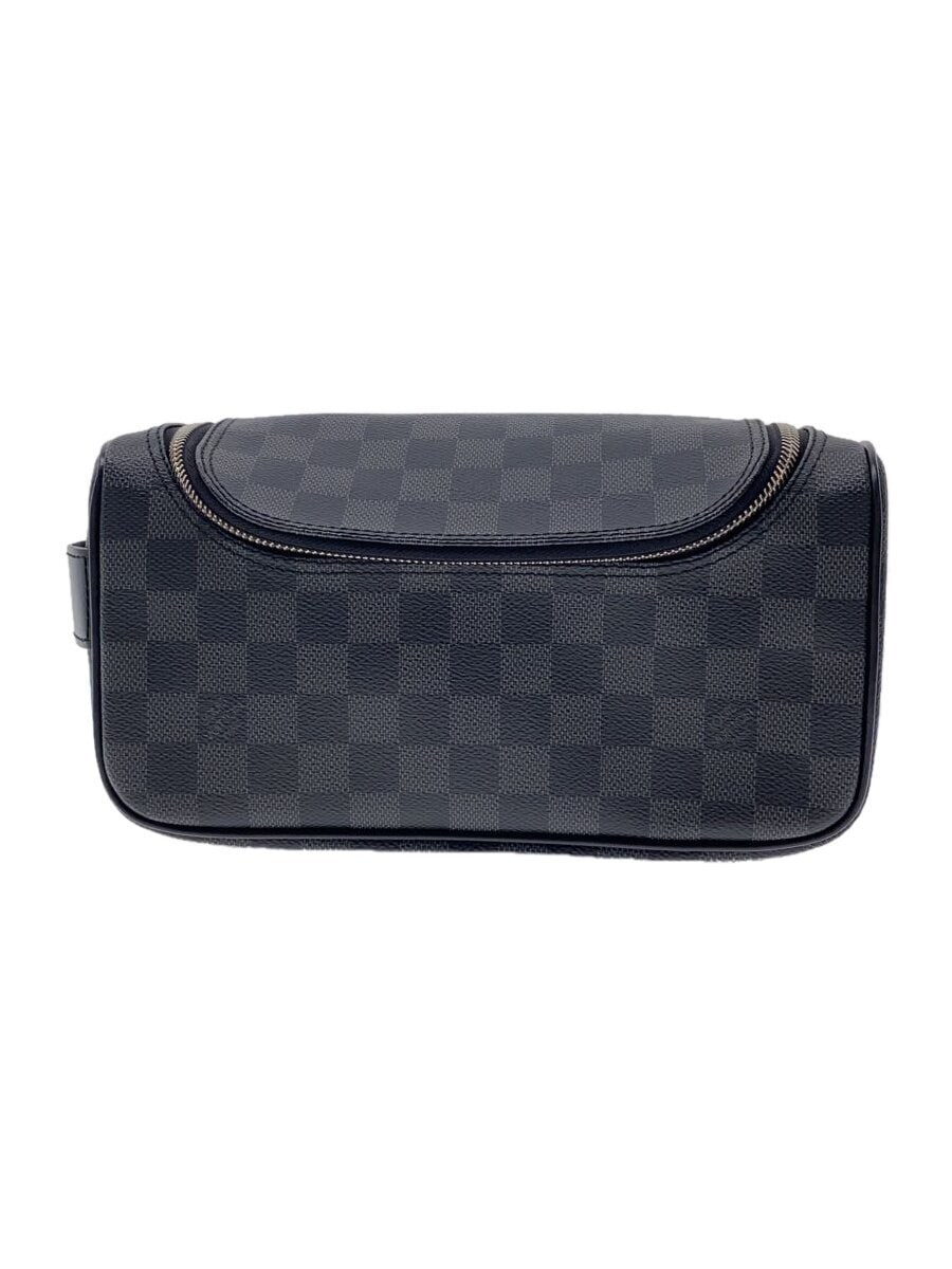 LOUIS VUITTON / トワレ・ポーチ_ダミエ・グラフィット_BLK/PVC/BLK//