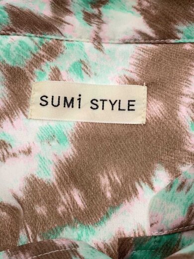 商品画像：シャツワンピース/FREE/ポリエステル/GRN/総柄/EAZ5021409A0004// 3