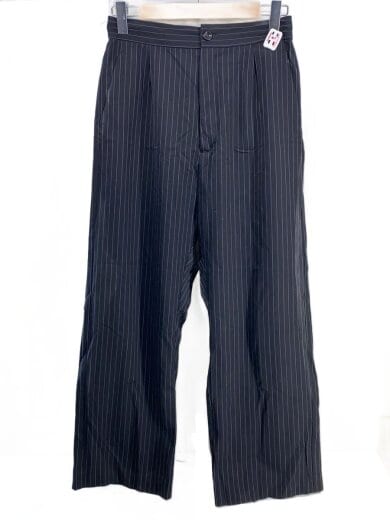 商品画像：ボトム/2/ウール/BLK/ストライプ/AP32-001 1