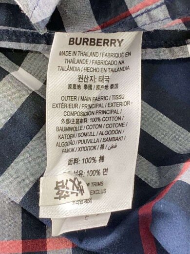 商品画像：長袖シャツ/--/--/NVY/チェック/8020865 5