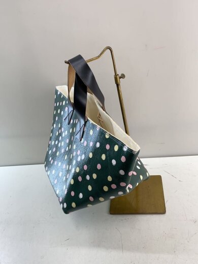 商品画像：トートバッグ/--/GRN/ドット/M0004M-M00A1 2