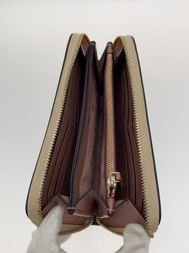 商品画像：長財布/レザー/BEG/レディース 4