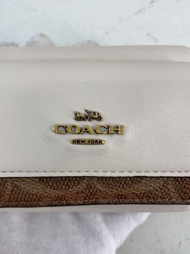 商品画像：3つ折り財布/レザー/WHT/レディース/CM761 3