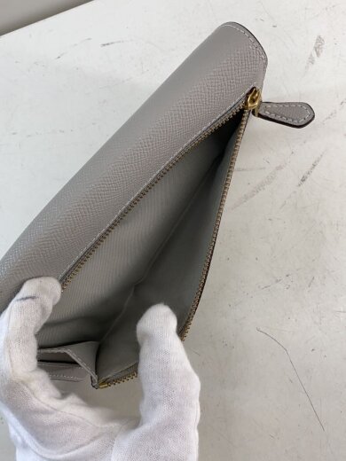 商品画像：長財布/--/GRY/無地/レディース/C2326 5