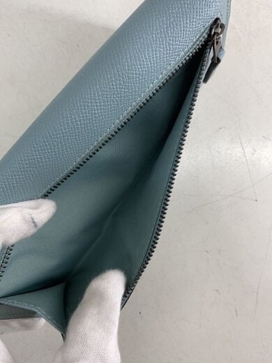 商品画像：長財布/--/BLU/無地/レディース 5