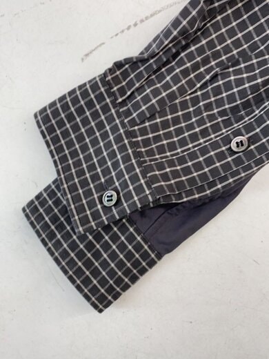 商品画像：長袖シャツ/2/コットン/GRY/チェック/RESH-027 6