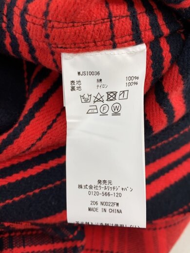 商品画像：長袖シャツ/--/--/RED/WJSI0036 4