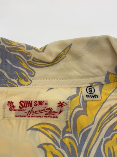 商品画像：アロハシャツ/S/レーヨン/CRM/総柄/SS22689 3