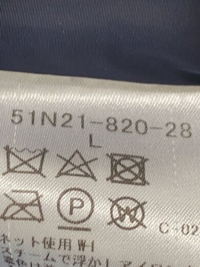 商品画像：ダウンジャケット/L/ポリエステル/NVY/無地/51N21-820-28 4