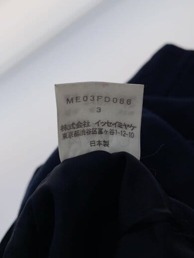 商品画像：テーラードジャケット/3/ウール/NVY/無地 4