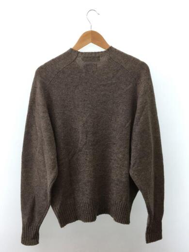 画像：POLO RALPH LAURENクルーネックニット/セーター/L/ウール/ブラウン/ワンポイントロゴ刺繍2