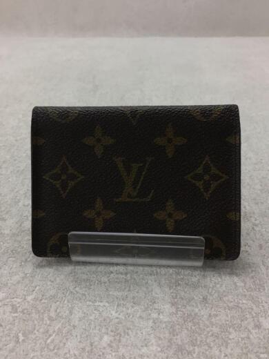 画像：LOUIS VUITTONポルト2カルトヴェルティカル_モノグラム/ブラウン/パスケース/M605331