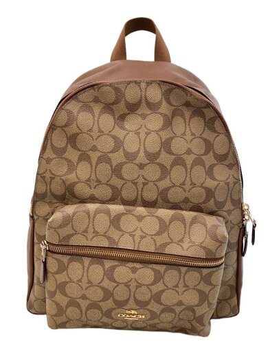 商品画像：リュックサック_シグネチャー_ブラウン/PVC/ブラウン 1