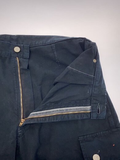 商品画像：片側カーゴポケット/ペインターパンツ/34/ブラック/AT-001-0807 3