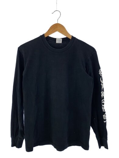 商品画像：長袖Tシャツ/S/コットン/BLK/プリント 1