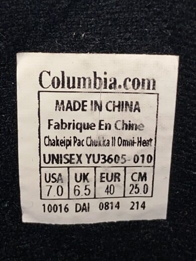 商品画像：Chakeipi Pac Chukka II Omni-Heat/25cm/BLK/YU3605-010 5