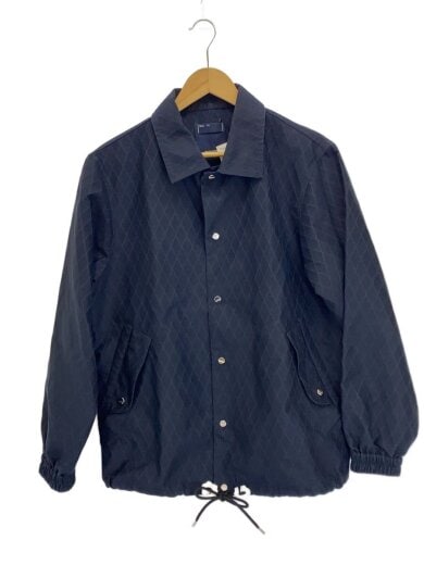 商品画像：コーチジャケット/1/ポリエステル/NVY/チェック/MW-JKT19102 1
