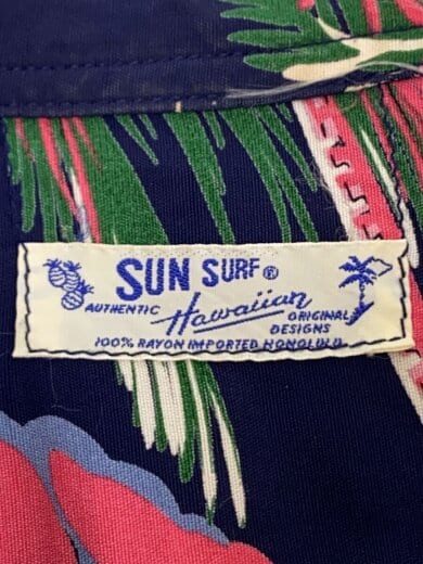 商品画像：KAHANAMOKU/パームツリーアロハシャツ/--/--/NVY/総柄 3