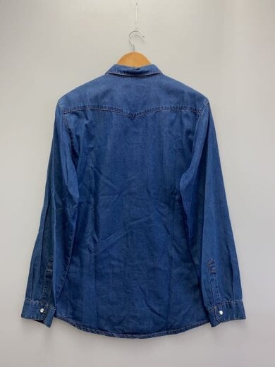 商品画像：L/S DENIM WESTERN SHIRT/XL/デニム/IDG/無地/E14D05.64// 2