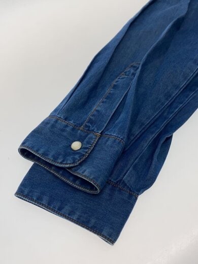 商品画像：L/S DENIM WESTERN SHIRT/XL/デニム/IDG/無地/E14D05.64// 6