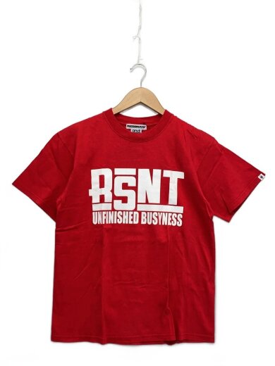 商品画像：アンビルボディ/USA製/RSNTロゴTシャツ/M/コットン/RED/プリント// 1