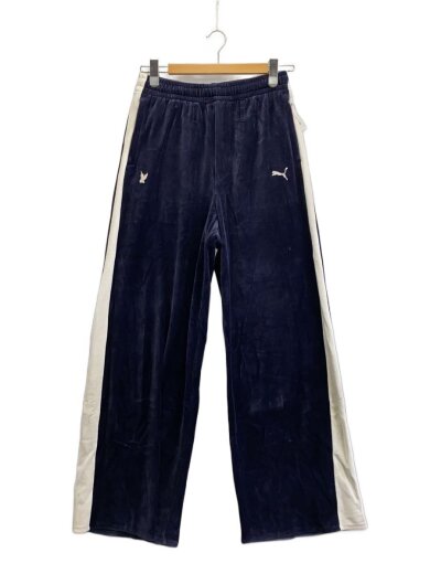 商品画像：25AW/T7 WIDE TRACK PANTS/ベロア/ワイドバギー/L/コットン/NVY/636087// 1