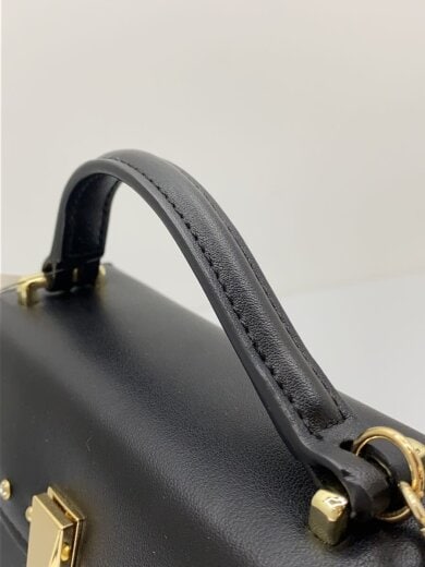 商品画像：ビジュースタッズポシェット/ショルダーバッグ/フェイクレザー/BLK/無地/CWGB259502// 3