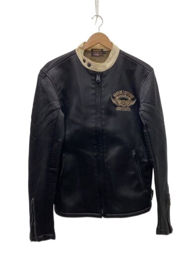 商品画像：ジャケット/L/ポリエステル/BLK/ライダースジャケット 1