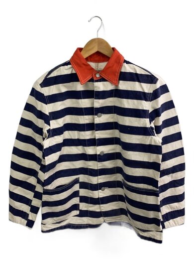 商品画像：カバーオール/L/コットン/ボーダー/RNB-5050 1