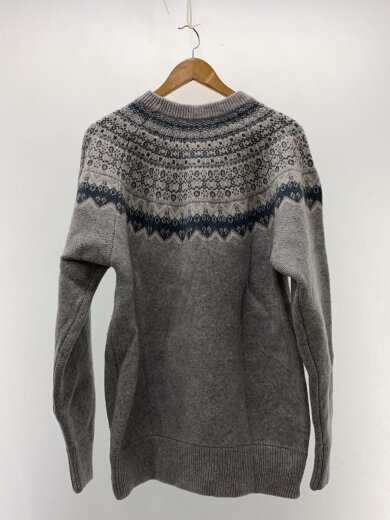 画像：RHC Ron Hermanニット・セーター(厚手)/ノルディックニット/M/ウール/GRY/40208000432