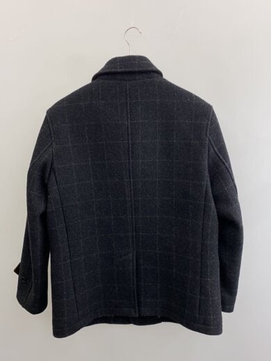 商品画像：ピーコート/L/ウール/BLK/114-45-0040/HAMILTON LAMBSWOOL 2