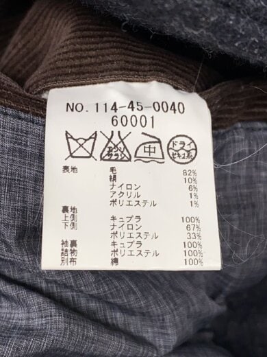 商品画像：ピーコート/L/ウール/BLK/114-45-0040/HAMILTON LAMBSWOOL 4