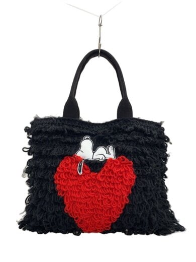 商品画像：スヌーピーコラボ/トートバッグ/--/BLK 1