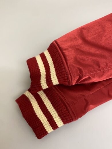 商品画像：ジャケット/XL/ポリエステル/RED/無地/7518/スタジャン/裏地キルティング 5