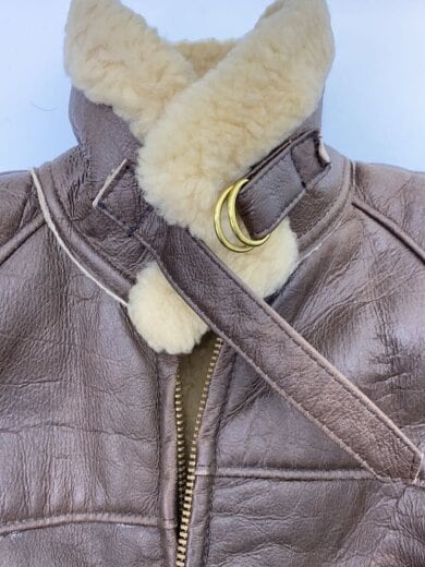 商品画像：レザージャケット・ブルゾン/36/レザー/BRW/B-6/アメリカ製 6