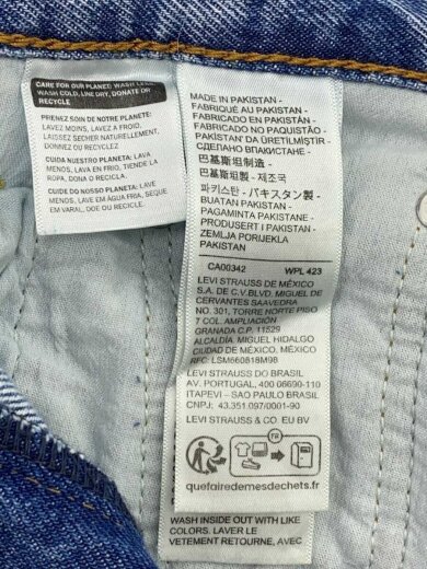 商品画像：ストレートパンツ/26/デニム/BLU/無地/pc9-a6081-0002 6