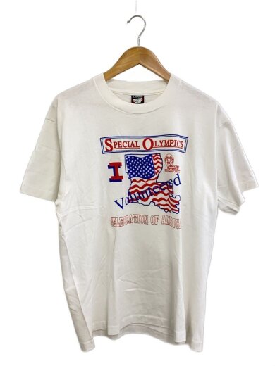 商品画像：Tシャツ/XL/コットン/WHT/90s/アメリカ製 1