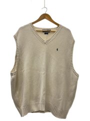 ニットベスト(薄手)/3L/コットン