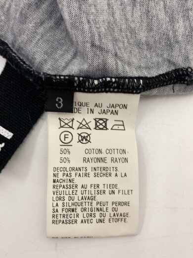 商品画像：Tシャツ/3/コットン/BLK/総柄/GI-T03-015/23SS/オーバーサイズフラワーカットソー 5