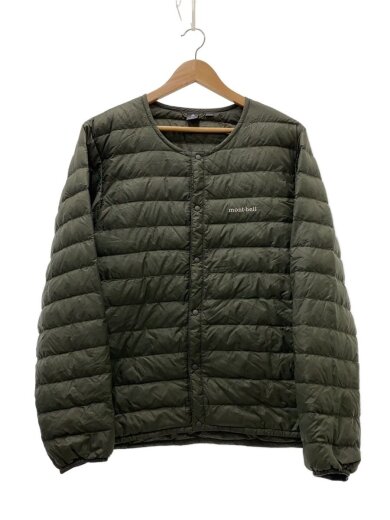 商品画像：スペリオダウン ラウンドネックジャケット/M/ナイロン/GRN// 1