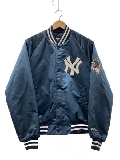 商品画像：スタジャン/M/ナイロン/NVY/無地/NY/ヤンキース/YANKEES/アメリカ製 1