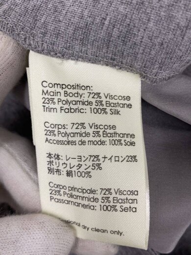 商品画像：トップス/2/レーヨン/GRY/無地/F112-1710PDR 4